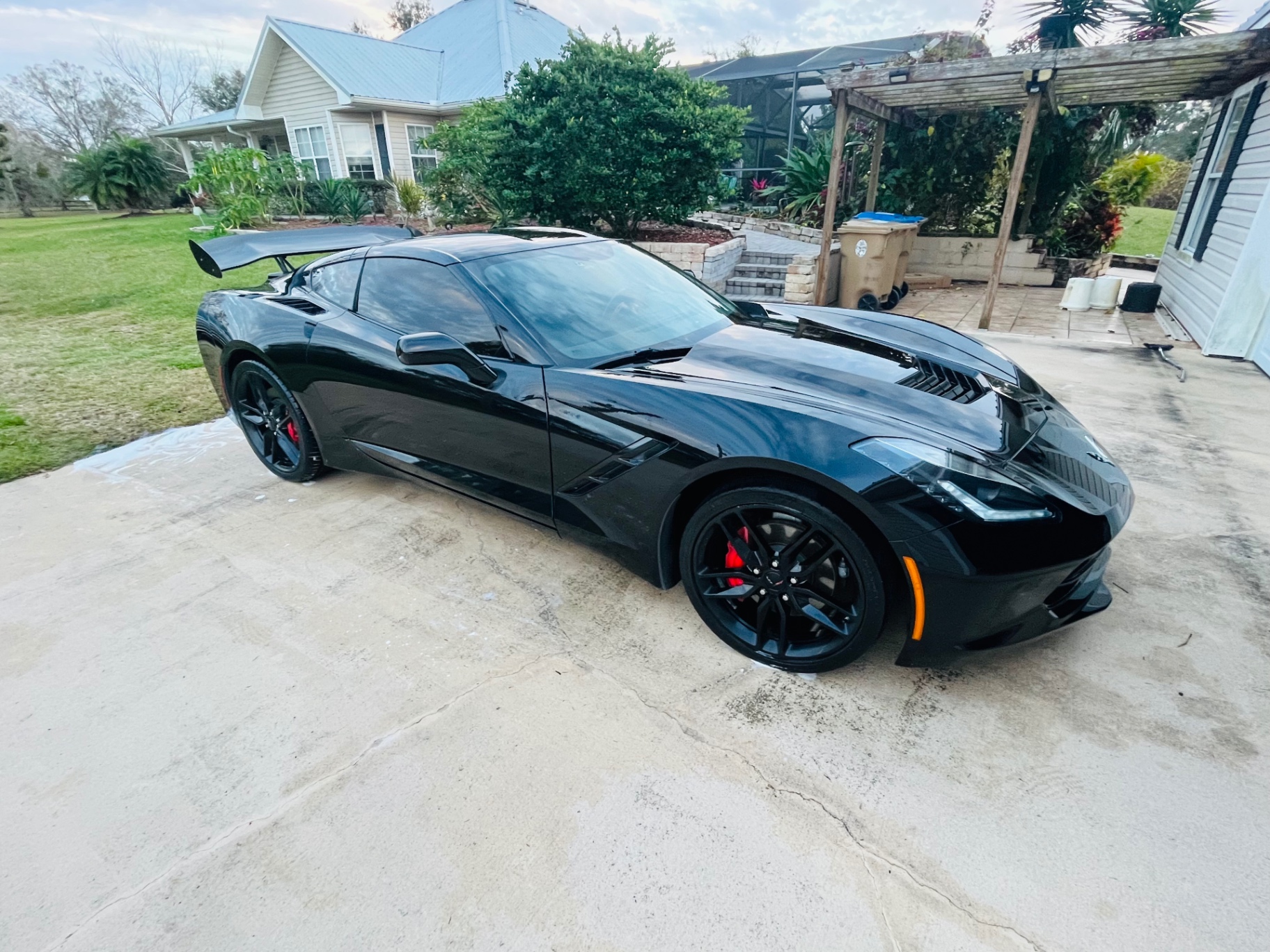 Black Corvette Stingray